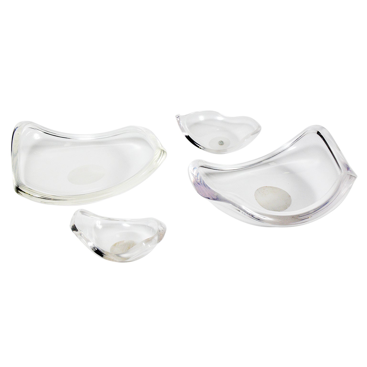 Selection of Lucite Centerpiece Bowls For Sale