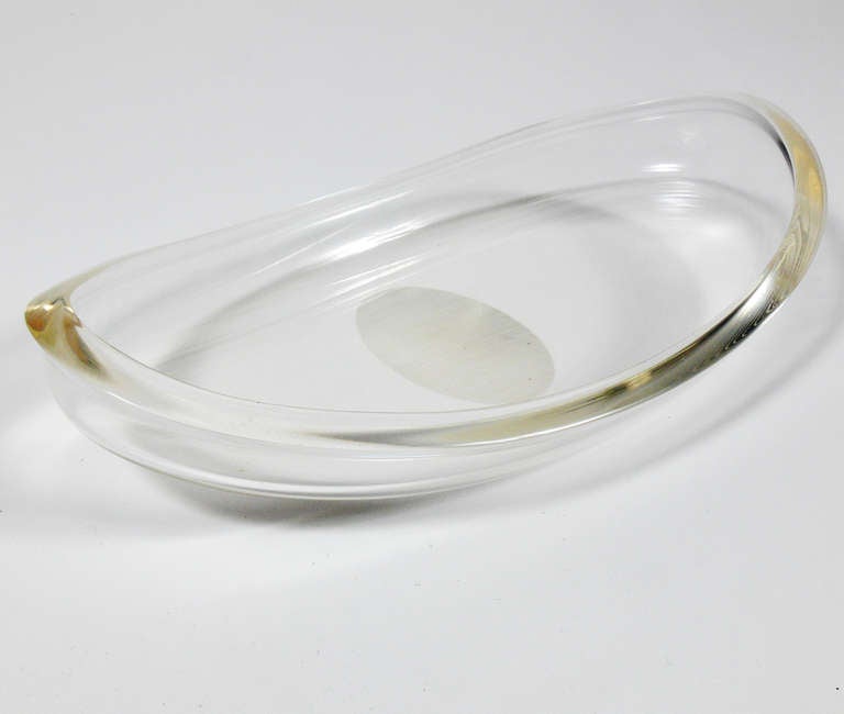 Selección de cuencos Lucite para centros de mesa mediados del siglo XX en venta