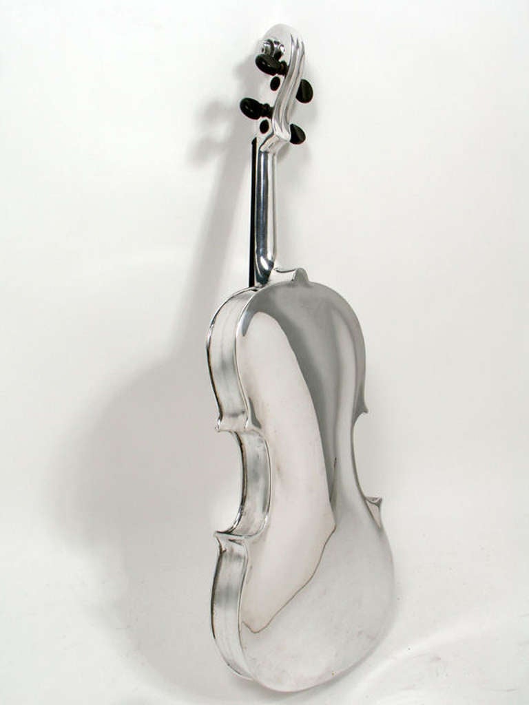 Incredible Aluminum Violin - circa 1930's In Excellent Condition In Atlanta, GA