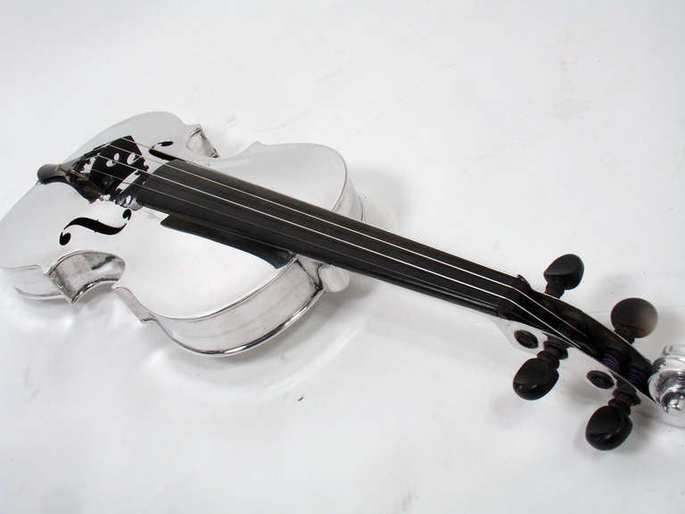 Incredible Aluminum Violin - circa 1930's 2