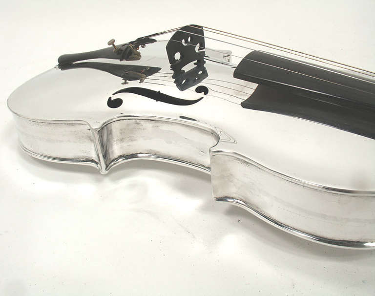 Incredible Aluminum Violin - circa 1930's 3