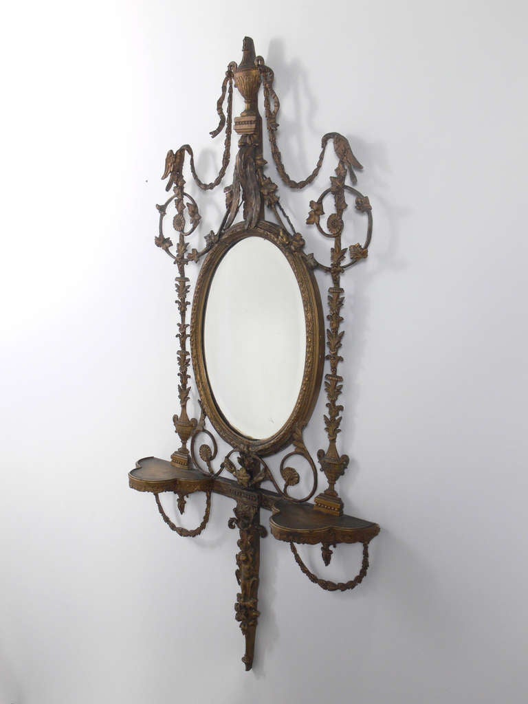 Regency Ornate 19th Century Mirror