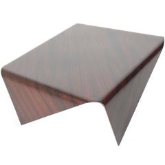 Sculptural Rosewood Coffee Table