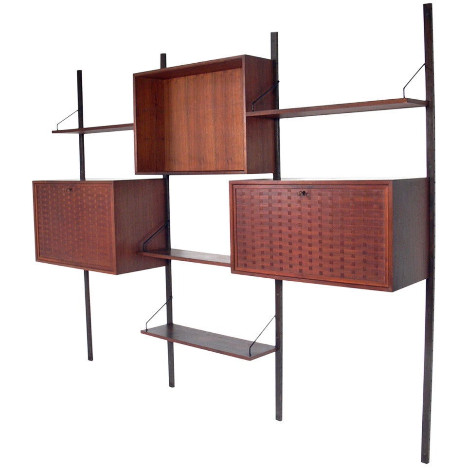 Danish Modern Wall Unit by Poul Cadovius at 1stdibs