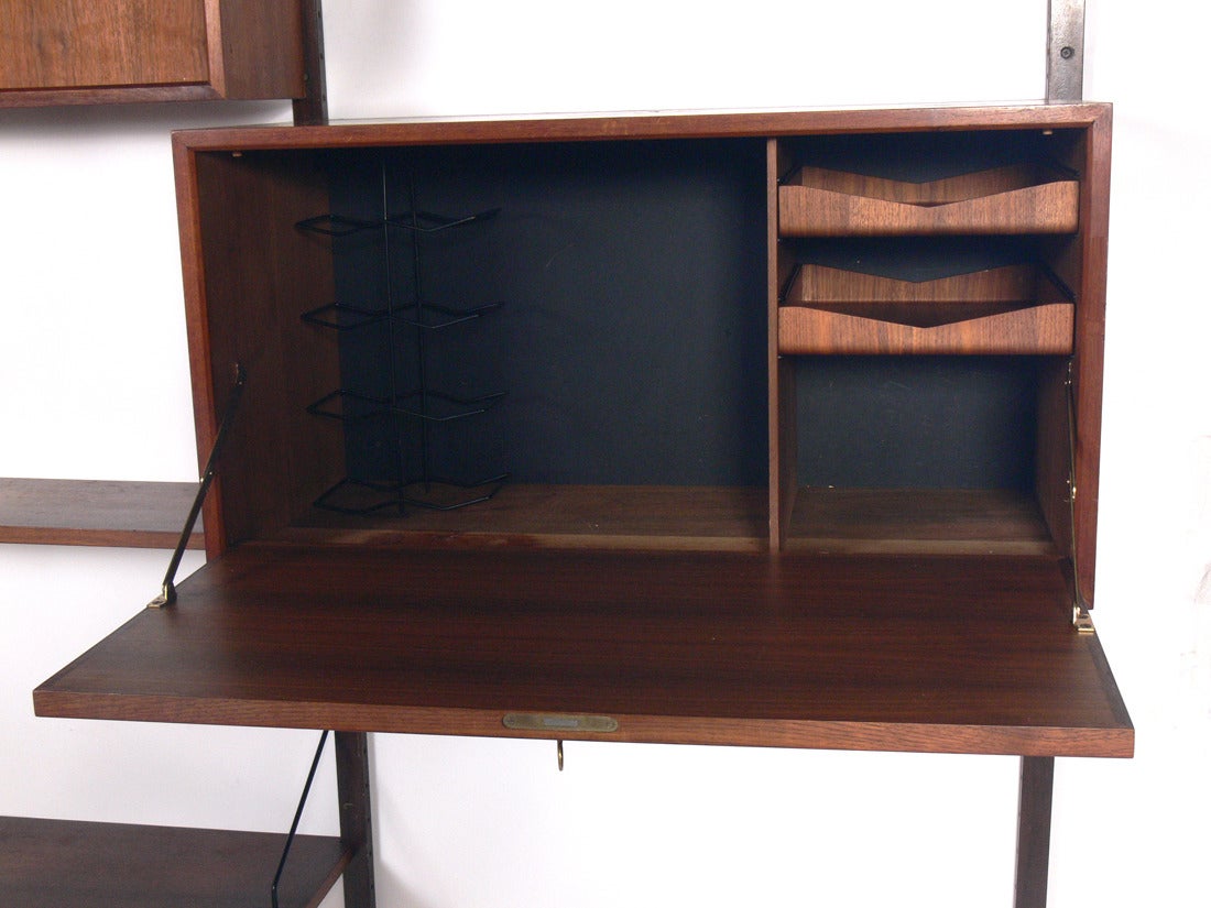 Danish Modern Wall Unit by Poul Cadovius In Excellent Condition In Atlanta, GA