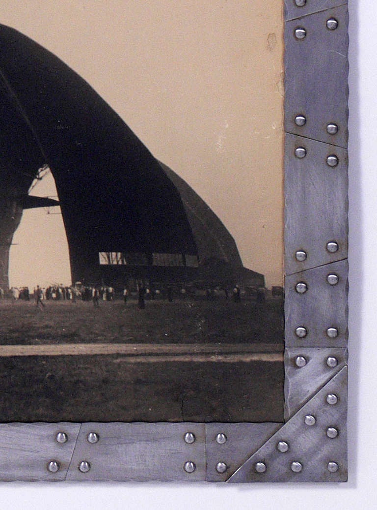 American Margaret Bourke White Original Signed Zeppelin Photograph