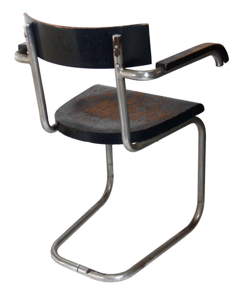 Very Early Modernist Chair By Mart Stam For Thonet At 1stdibs Very Early Modernist Chair By Mart Stam For Thonet 3