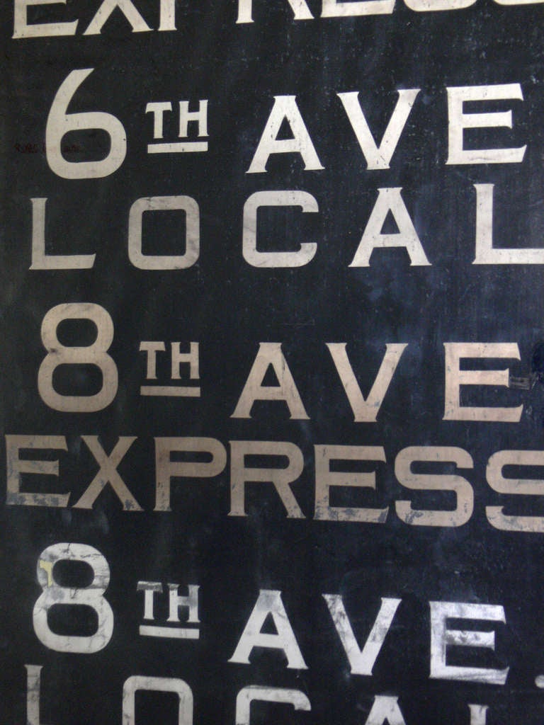 vintage subway signs