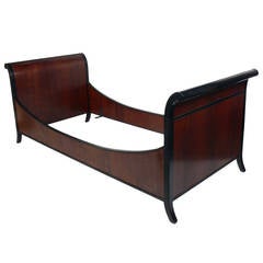 Mahogany Sleigh Daybed