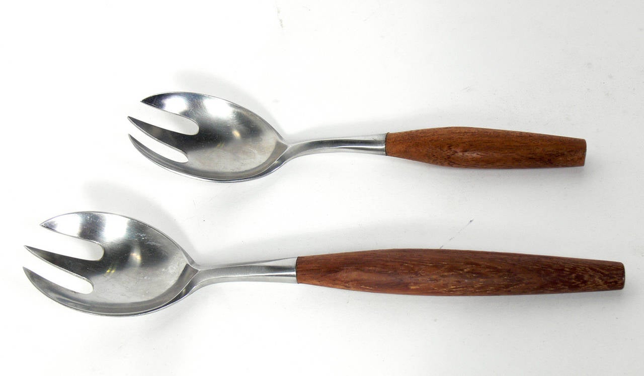 Stainless Steel Danish Modern Fjord Flatware Service for Twelve by Jens Quistgaard