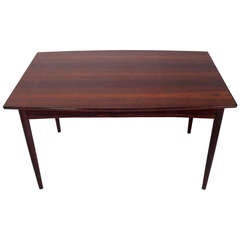 Danish Modern Rosewood Expanding Dining Table by Dyrlund