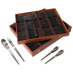 Arne Jacobsen "AJ" Flatware Service in Original Box