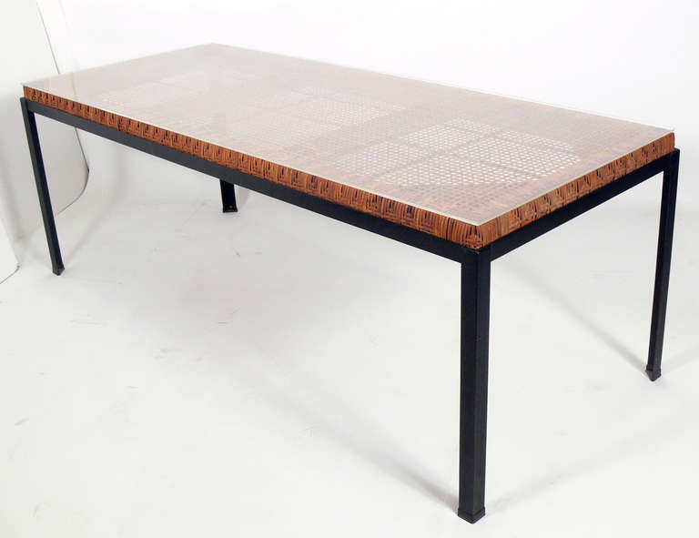 Iron and Reed California Modern Dining Table by Danny Ho Fong In Good Condition In Atlanta, GA