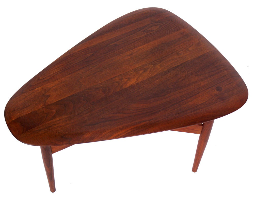 Mid-20th Century Danish Modern Teak Side Table by Illum Wikkelso and Johannes Aasbjerg