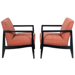 Pair of Dunbar Lounge Chairs 6