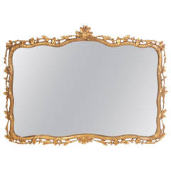 Large Scale Gilt Oak Leaf Branches Mirror 11
