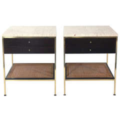 Pair of Modernist Side Tables or Night Stands by Paul McCobb