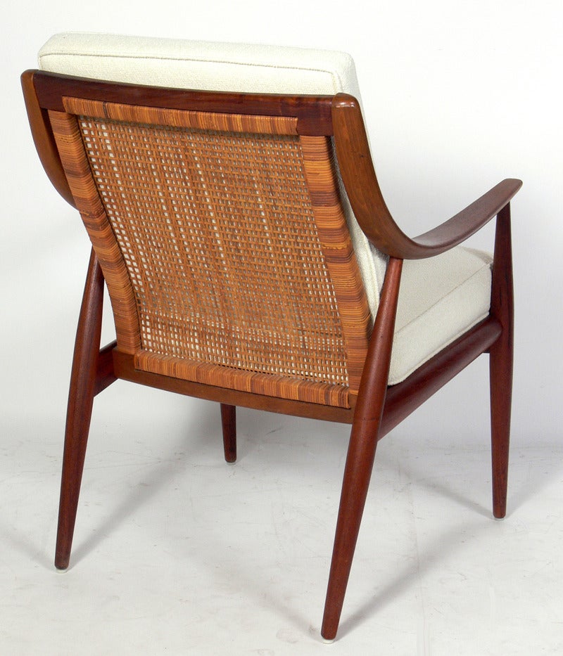 Mid-Century Modern Pair of Danish Modern Lounge Chairs by Peter Hvidt and Orla Molgaard Nielsen