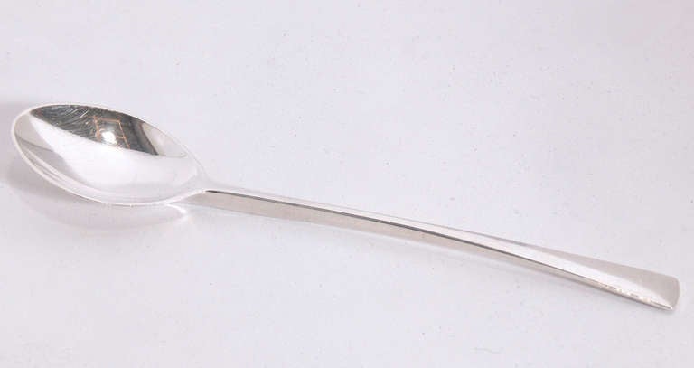 Mid-Century Modern Tjorn Sterling Silver Flatware Designed by Jens Quistgaard for Dansk