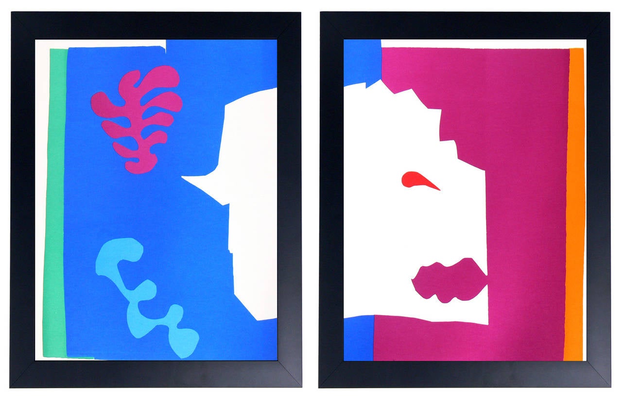 Mid-Century Modern Selection of Vibrant Henri Matisse Jazz Series Lithographs