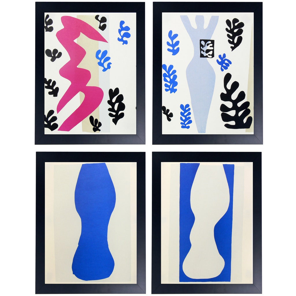 Selection of vibrant Jazz series offset lithographs after Henri Matisse