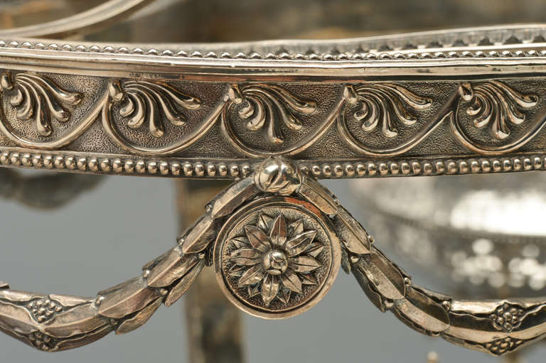 English George III Sterling Silver Epergne by Thomas Pitts, London, 1786