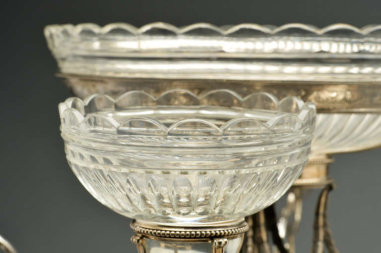 George III Sterling Silver Epergne by Thomas Pitts, London, 1786 2