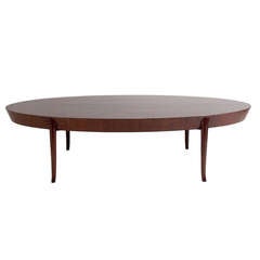 Elegant Oval Coffee Table by T.H. Robsjohn Gibbings 9