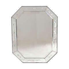 Elegant Octagonal Venetian Mirror