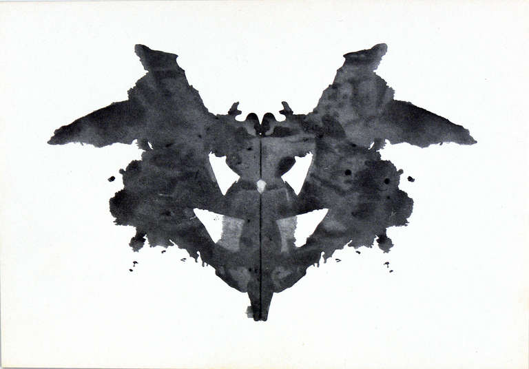 Group of Original Abstract Rorschach Inkblot Test Prints In Good Condition In Atlanta, GA