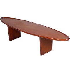 Surfboard Coffee Table designed by T.H. Robsjohn Gibbings