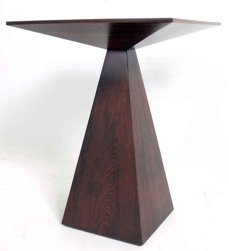 American Sculptural Modern Side Table designed by Harvey Probber