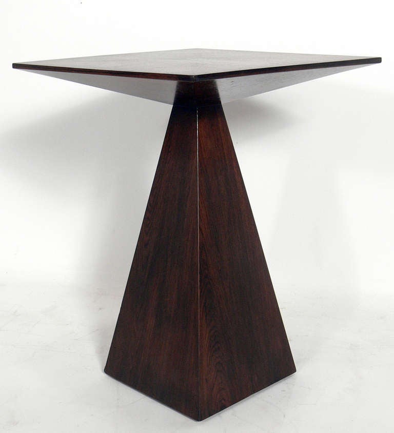 Sculptural Modern Side Table designed by Harvey Probber In Good Condition In Atlanta, GA