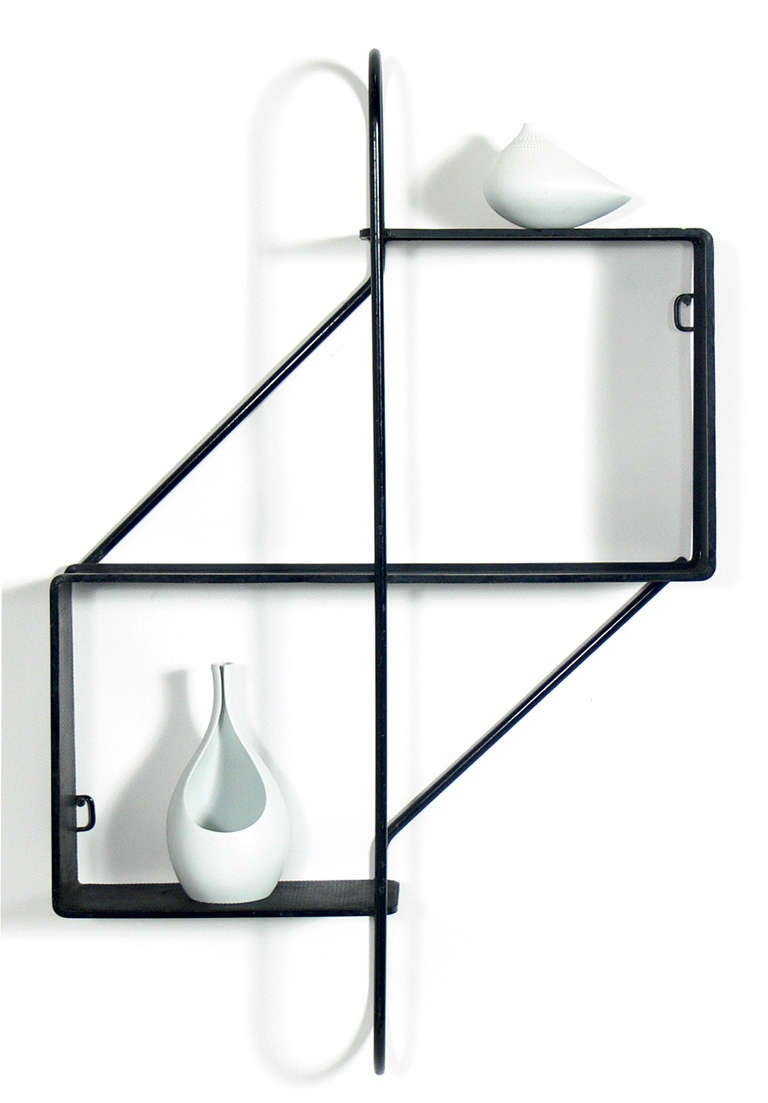 Sculptural Modern Wall Shelf Designed by Mathieu Mategot at 1stDibs