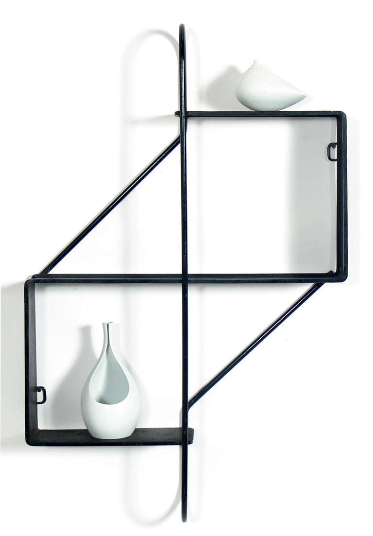 French Sculptural Modern Wall Shelf Designed by Mathieu Mategot