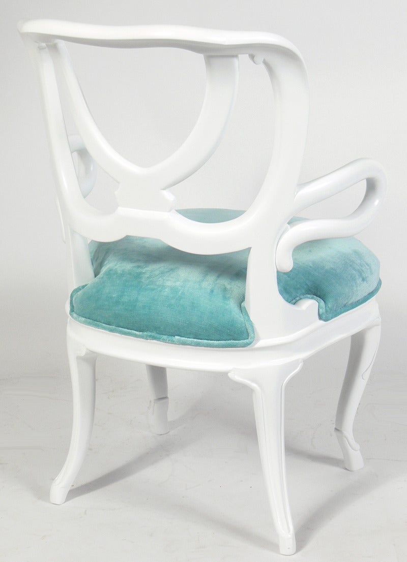 white lacquer chairs