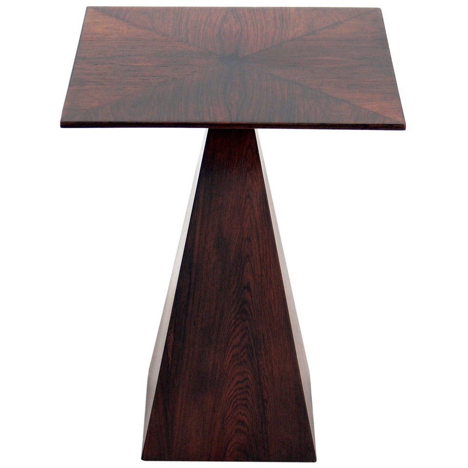 Sculptural Modern Side Table designed by Harvey Probber
