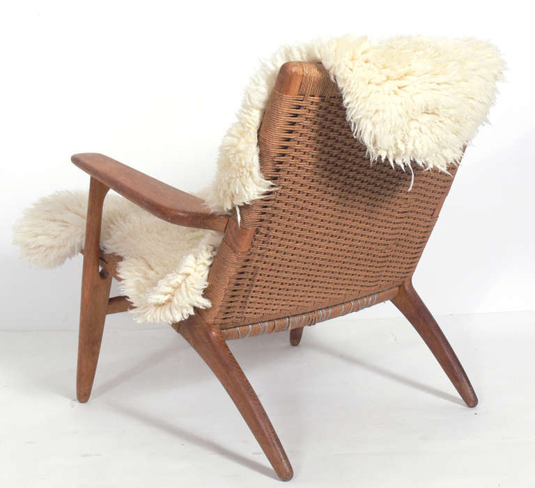 Mid-20th Century Hans Wegner Danish Modern Lounge Chair