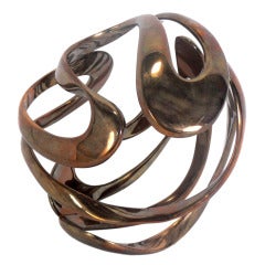 Abstract Bronze Sculpture by Tom Bennett