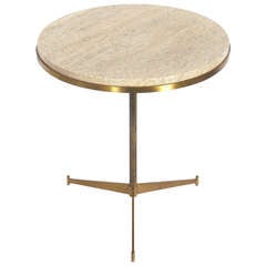 Paul McCobb Brass Tripod Table