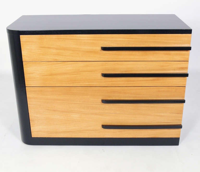 Mid-20th Century Pair of Art Deco Chests by Donald Deskey