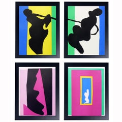 Selezione di vivaci litografie offset della serie Jazz (after) Henri Matisse