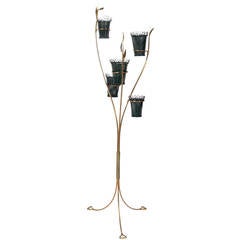 Italian Brass Planter 5