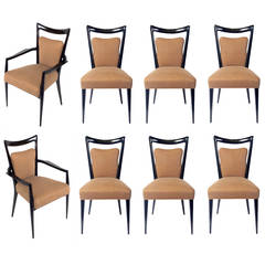 Italian Modern Dining Chairs Designed by Melchiorre Bega