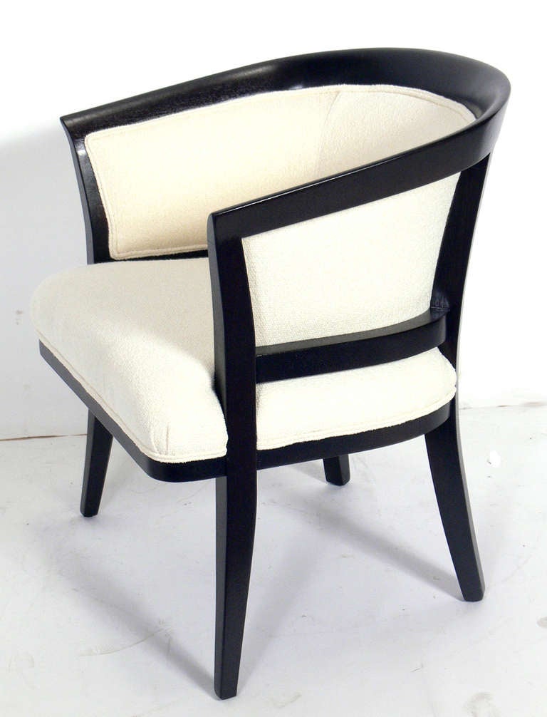 Pair of Curvaceous Armchairs Attributed to Harvey Probber In Excellent Condition In Atlanta, GA