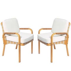 Pair of Bentwood Modern Lounge Chairs designed by Alvar Aalto