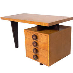 Custom Modernist Desk by Andrew Szoeke