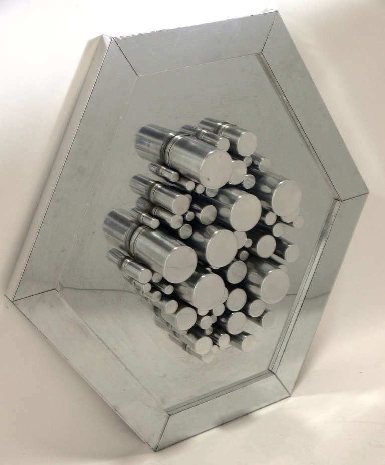 Chrome Wall Sculpture by Greg Copeland at 1stDibs greg copeland wall art