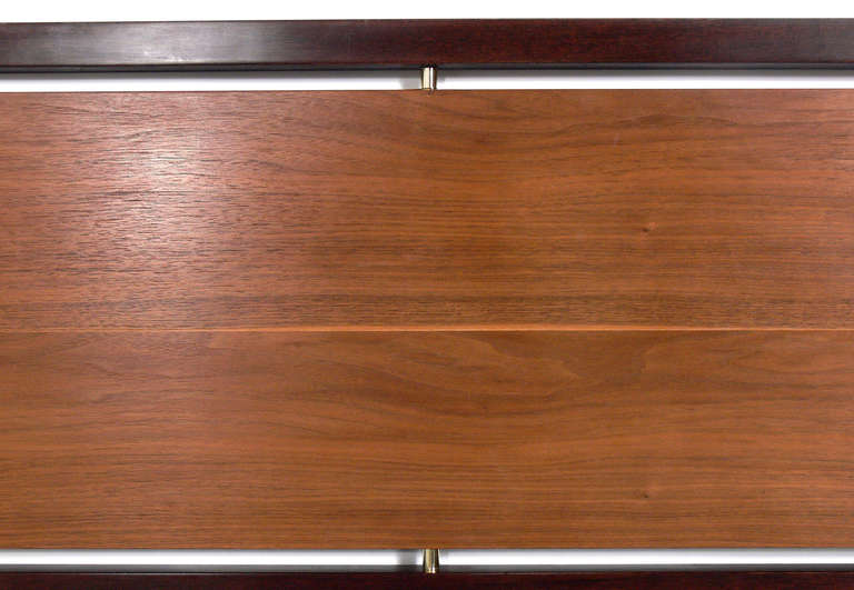 Mid-Century Modern Queen Size Rosewood Headboard Designed by Edward Wormley for Dunbar