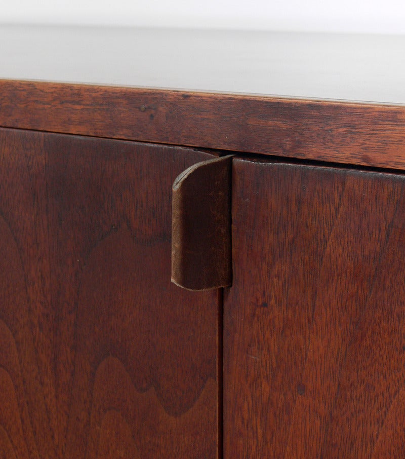 Custom Mid Century Walnut Credenza by Creative Woodwork Co., NYC In Good Condition In Atlanta, GA